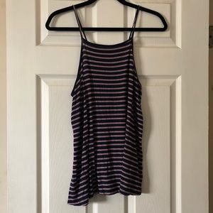 Mossimo // red, white, & blue striped tank (M)